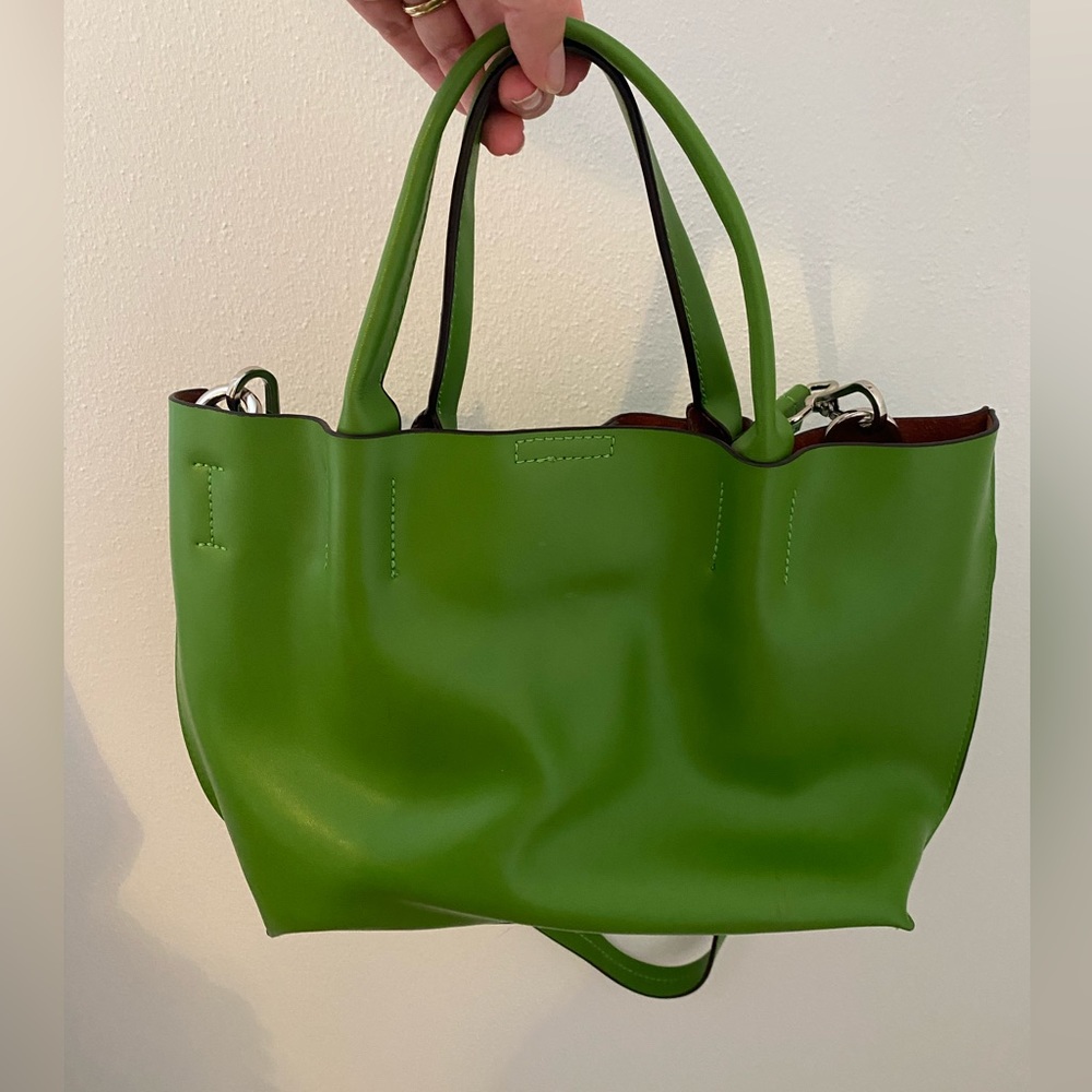 Green Leather Purse